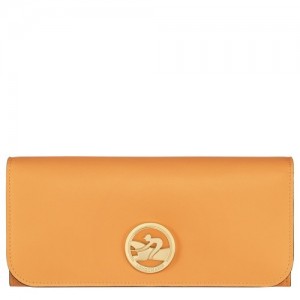 Apricot Longchamp Box-trot Continental Wallet | SN-LCMP48300