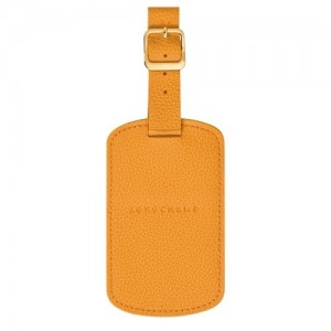 Apricot Longchamp Le Foulonné Luggage Tag | SN-LCMP49426