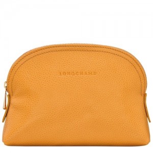 Apricot Longchamp Le Foulonné Pouch | SN-LCMP48442