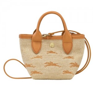 Apricot Longchamp Le Panier Pliage Xs Basket | SN-LCMP47789