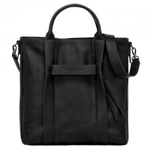 Black Longchamp 3d L Tote Bag | SN-LCMP49197