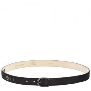 Black Longchamp 3d Ladies' Belt | SN-LCMP48934