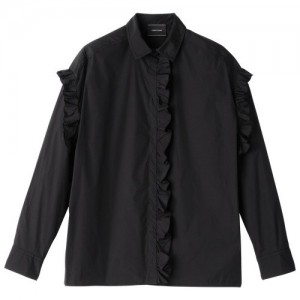 Black Longchamp Blouse | SN-LCMP48694