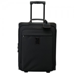 Black Longchamp Boxford S Suitcase | SN-LCMP49380