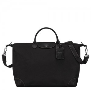 Black Longchamp Boxford S Travel Bag | SN-LCMP48524