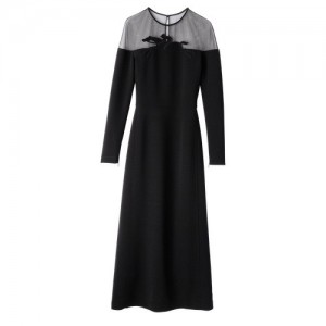 Black Longchamp Dress | SN-LCMP48657