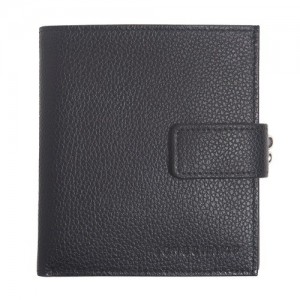 Black Longchamp Le Foulonné Compact Wallet | SN-LCMP48262