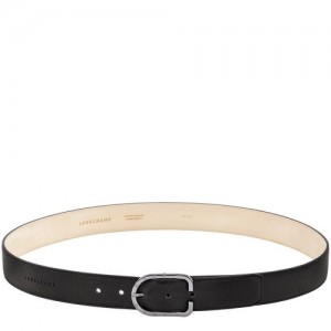 Black Longchamp Le Foulonné Men's Belt | SN-LCMP49446