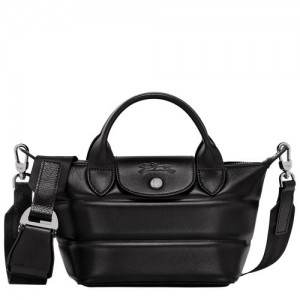 Black Longchamp Le Pliage Xtra Xs Handbag | SN-LCMP47817