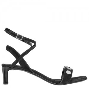 Black Longchamp Spring/Summer 2023 Collection High Heel Sandals | SN-LCMP48818