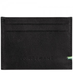 Black Longchamp Sur Seine Card Holder | SN-LCMP49239