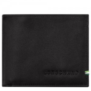 Black Longchamp Sur Seine Wallet | SN-LCMP49216