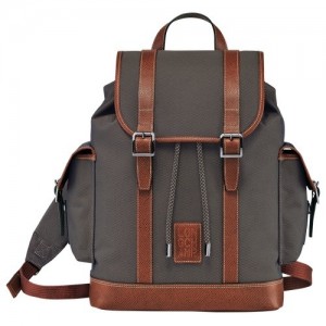 Brown Longchamp Boxford Backpack | SN-LCMP49113