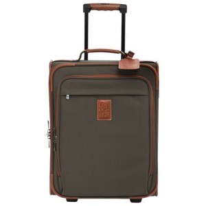 Brown Longchamp Boxford S Suitcase | SN-LCMP48567