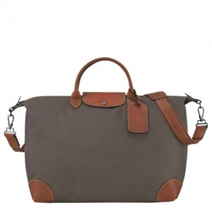 Brown Longchamp Boxford S Travel Bag | SN-LCMP49312