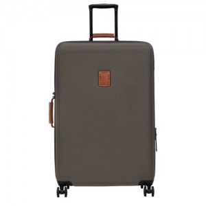 Brown Longchamp Boxford Xl Suitcase | SN-LCMP49382