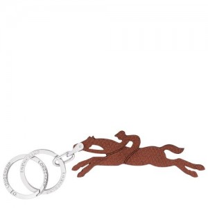 Brown Longchamp Le Pliage Key Rings | SN-LCMP49284