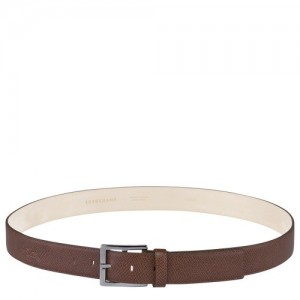 Brown Longchamp Le Pliage Men's Belt | SN-LCMP49463