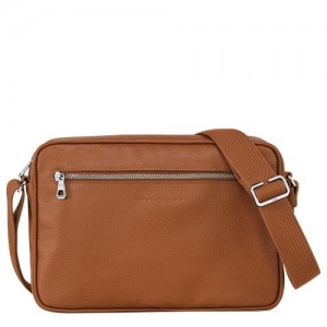 Caramel Longchamp Le Foulonné M Camera Bag | SN-LCMP49100