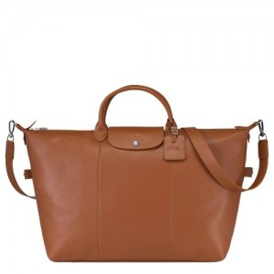 Caramel Longchamp Le Foulonné S Travel Bag | SN-LCMP49316