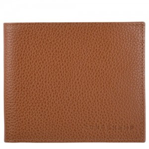 Caramel Longchamp Le Foulonné Wallet | SN-LCMP49222