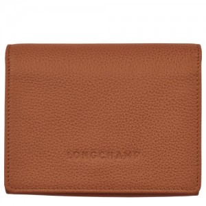 Caramel Longchamp Le Foulonné Wallet | SN-LCMP49228