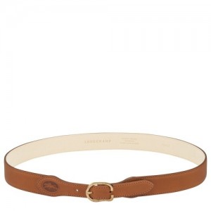 Cognac Longchamp 1980 Ladies' Belt | SN-LCMP48945