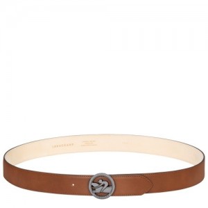 Cognac Longchamp Box-trot Men's Belt | SN-LCMP49436