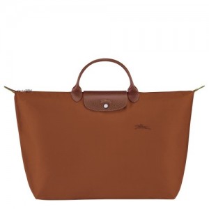 Cognac Longchamp Le Pliage Green S Travel Bag | SN-LCMP49342