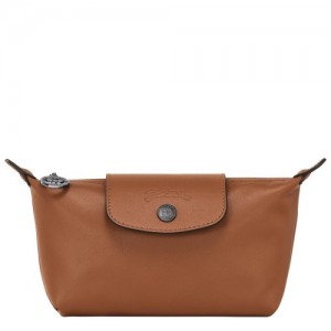 Cognac Longchamp Le Pliage Xtra Pouch | SN-LCMP48445