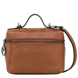 Cognac Longchamp Le Pliage Xtra Xs Vanity | SN-LCMP47888