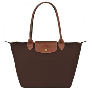 Ebony Longchamp Le Pliage Original M Tote Bag | SN-LCMP48043