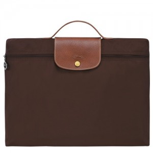 Ebony Longchamp Le Pliage Original S Briefcase | SN-LCMP48187