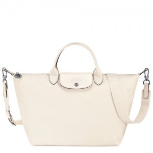 Ecru Longchamp Le Pliage Xtra L Handbag | SN-LCMP49169