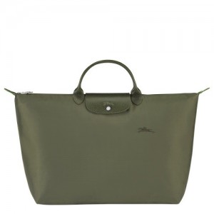 Forest Longchamp Le Pliage Green S Travel Bag | SN-LCMP49302