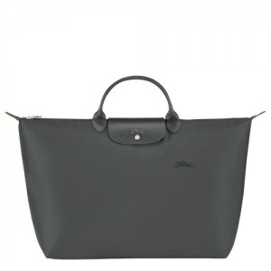 Graphite Longchamp Le Pliage Green S Travel Bag | SN-LCMP49347