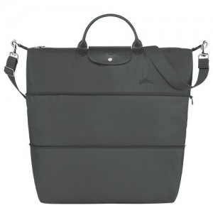 Graphite Longchamp Le Pliage Green Travel Bag Expandable | SN-LCMP49319