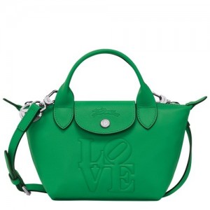 Green Longchamp X Robert Indiana Xs Handbag | SN-LCMP47706