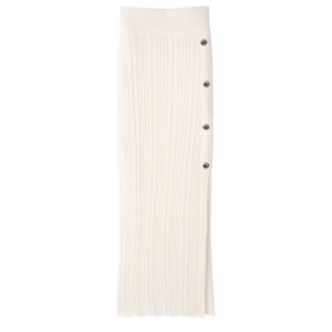 Ivory Longchamp Skirt | SN-LCMP48678