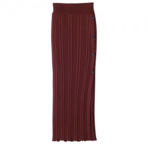 Mahogany Longchamp Skirt | SN-LCMP48679