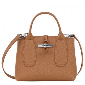 Natural Longchamp Roseau S Handbag | SN-LCMP47766