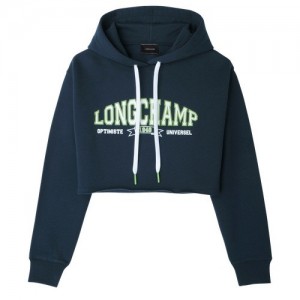 Navy Longchamp Hoodie | SN-LCMP48723