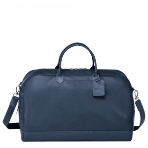 Navy Longchamp Le Foulonné M Travel Bag | SN-LCMP48488