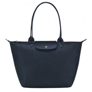 Navy Longchamp Le Pliage City L Tote Bag | SN-LCMP47954