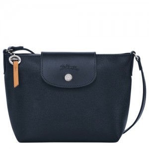 Navy Longchamp Le Pliage City Xs Crossbody Bag | SN-LCMP47830