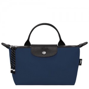 Navy Longchamp Le Pliage Energy Pouch | SN-LCMP48424