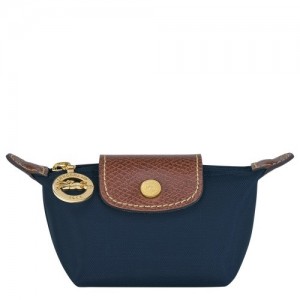 Navy Longchamp Le Pliage Original Coin Purse | SN-LCMP48359