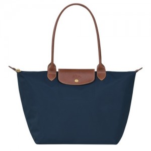 Navy Longchamp Le Pliage Original L Tote Bag | SN-LCMP47982