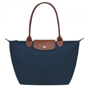 Navy Longchamp Le Pliage Original M Tote Bag | SN-LCMP47979