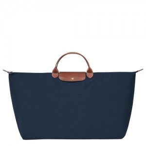 Navy Longchamp Le Pliage Original M Travel Bag | SN-LCMP49334